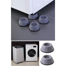 UltraMint Gri Titreşim Engelleyici Stoper Seti, 4 Adet, Güvenli ve Şık Tasarım