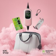 Rheidon 3.6 Kw Taşınabilir Elektrikli Araç Şarj Cihazı | PC100-3K6 (Special Edition Pembe/Rose Gold)