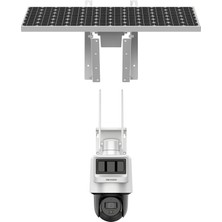 Binbir Göz Bilgisayar Hıkvısıon DS-2DE2C200IWG-K/4G/C09S20 2mp 2.8mm 50MT 4g Dahili Ses IP66 Pt Ip Solar Panel Kamera