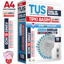 Karakutu Yayınları 2026 Tus Temel Tıp Bilimleri Ösym Çıkmış Soru Tıpkı Basım Son 9 Yıl 18LI Deneme Kitapçığı