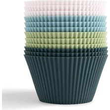 Braventa Collection Orret Home Muffin Pişirme Kalıbı 12 Adet Silikon Kek Kalıbı Cupcake Çikolata ve Sade Kek (12 Adet)