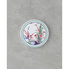 English Home Chimera Seramik Bardak Altlığı 11 cm Beyaz - Yeşil