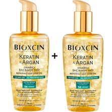 Bioxcin Keratin Argan Onarıcı Saç Bakım Yağı 2X150ML