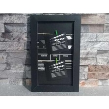 Marsilyan Klaket Tasarımlı Ipli ve Mandallı Fotoğraf Çerçevesi No: 1