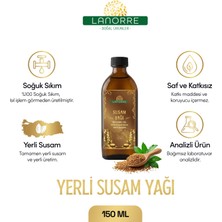 Lanorre %100 Soğuk Sıkım Yerli Tohum Susam Yağı 150ML