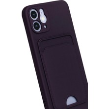 LTG Nova Newface Iphone 12 Kılıf Kelvin Kartvizitli Silikon - Derin Mor