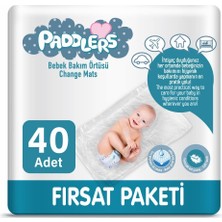 Braventa Collection Paddlers 4X10 Adet Bebek Bakım Örtüsü (60X60 Boyutunda)