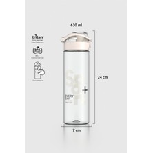 Renga Saga Desenli 630 ml Tritan Matara 912065 Bej