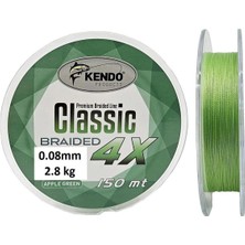 Kendo Classic 4x 0.08mm 150m Apple Green Örgü Ip Misina