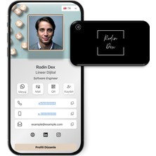 Lineer Dijital NFC Dijital Kartvizit HBCV00009V7N67