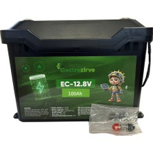 Electrozirve 12.8V 100AH Lityum Lifepo4 Batarya