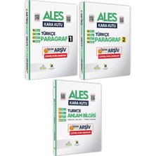 Karakutu Yayınları ALES Türkçenin Kara Kutusu Dijital Çözümlü Konu Özetli ÖSYM Çıkmış Soru Bankası Altın Set Paket