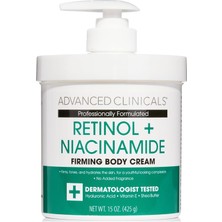 Advanced Clinicals Retinol + Niacinamide Sıkılaştırıcı Vücut Kremi 425GR