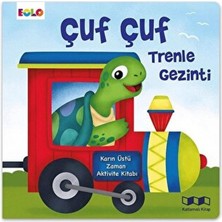 Binbir Göz Kitap Çuf Çuf Trenle Gezinti - Karın Üstü Zaman Aktivite Kitabı