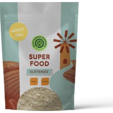 Glutensiz Fabrika Glütensiz Kepekli Çiğ Nohut Unu 1 Kg 