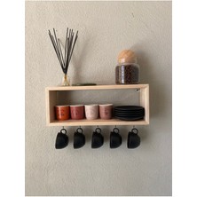 UltraMint Türk Kahvesi Fincan Askılığı, Raf ve Mutfak Düzenleyici