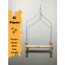 Ciko Kafes Papağanlara Metal Sade Salıncak