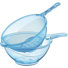 EkoAlışverişDünyam Yuvarlak Çiftli Süzgeç ŞEFFAFÇNK1501 (1124)