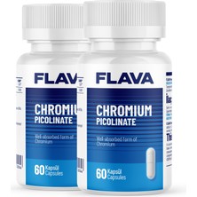 Flava Chromium Picolinate - 60 Kapsül x 2 Adet