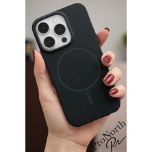 ProNorth IPhone 15 PRO uyumlu Kılıf Magsafe Destekli Premium Sıvı Silikon Kapak