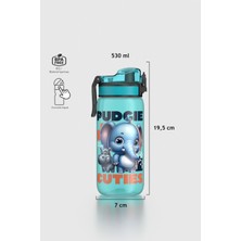 Renga Rybo-X Desenli 530 ml Çocuk Matara 912164 Mavi