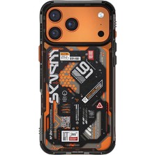 iPhone 17 Pro Uyumlu Kılıf Desenli Airbag Tasarımlı Skinarma Spectra Kapak Siyah