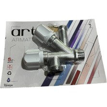 Çift Çıkışlı Musluk Bağlantı Aparatı – Metal Gövde, 2’li Hortum Girişli (Y Tipi)