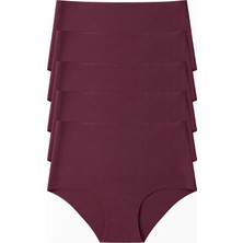 Stoykis 5 Adet Lazer Kesim Dikişsiz Yüksek Bel Kadın Külot Seti - Ekstra Esnek ve Iz Yapmaz