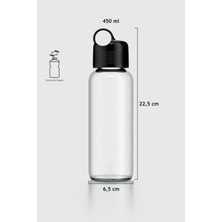 Renga Moon 450 ml Cam Matara 922009 Siyah