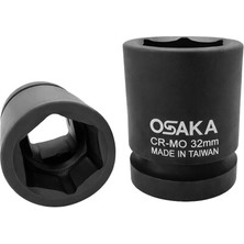 OSAKA 1" Altı Köşe Havalı Lokma 32 mm