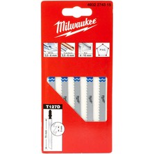 MILWAUKEE T127D Dekupaj Bıçağı Metal ve Ahşap 75 mm 5 Adet