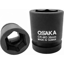 OSAKA 1" Altı Köşe Havalı Lokma 36 mm