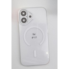 SiHako Iphone 17 Pc Blank Magsafe Kapak - Şeffaf