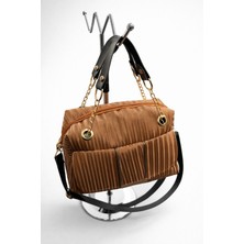 Zincir Askılı Puffer Omuz Çantası