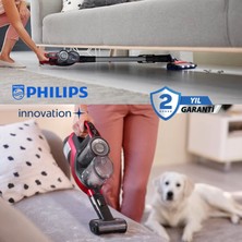 Philips 360° Emiş Gücü 65 Dk Çalışma Süresi Dijital Göstergeli Şarjlı Dikey Süpürge XC7043/01
