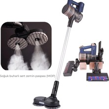 Arnica Solara Pro Mop Islak Kuru 120 Dakika Çift Bataryalı Şarjlı Dikey Süpürge ET13470