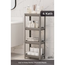 UltraMint 4 Katlı Çok Amaçlı Banyo Mutfak Raf Düzenleyici Ünitesi