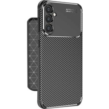 SiHako Newface Galaxy A56 Kılıf Auto Focus Karbon Kapak - Siyah