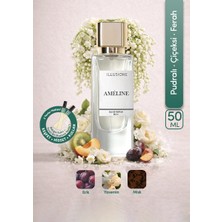 ILLUSIONE Améline Edp Kadın Parfüm 50ML  | Pudramsı-çiçeksi-ferah | Yasemin, Misk