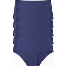 Stoykis 5 Adet Lazer Kesim Dikişsiz Yüksek Bel Kadın Külot Seti - Ekstra Esnek ve Iz Yapmaz