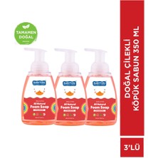 Babyton Doğal Çilekli Köpük Sabun 3'lü Set 350 ml