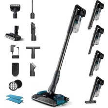 Philips Aqua Plus Islak ve Kuru Temizlik 80 Dakika Güçlü Emiş Şarjlı Dikey Süpürge XC8057/01