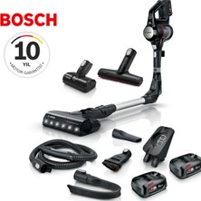 Bosch 10 Yıl Motor  Garantili Unlimited 7 Çift Bataryalı 80 Dakika Çalışma Süresi Esnek Borulu Şarjlı Dikey Süpürge BBS712XTR++