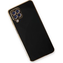 SiHako Newface Galaxy A22 Kılıf Volet Silikon - Siyah