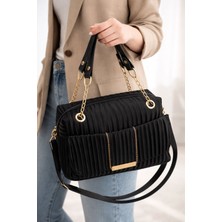 Zincir Askılı Puffer Omuz Çantası