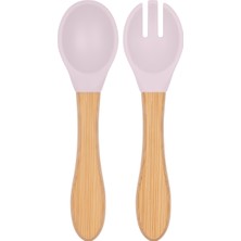 Oioi Mama Kaşığı + Çatal - Misty Lilac