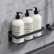 UltraMint Pratik Metal Duş Rafı, Şık ve Dayanıklı, Kolay Montaj, Güçlü Tutma Özelliği