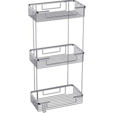 UltraMint Çok Katlı Köşe Şampuanlık Rafı, Pratik ve Şık Tasarım