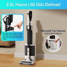 Greenote Dikey Süpürge GSC70 Yüksek Emiş Gücü ile Halı ve Sert Zeminlerde Derin Temizlik Sağlar, Kablosuz Konfor Sunar