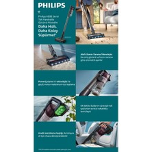 Philips 6000 Serisi Powercyclone 11 Teknolojisi 64 Dakika Çalışma Süresi Şarjlı Dikey Süpürge XC6453/00